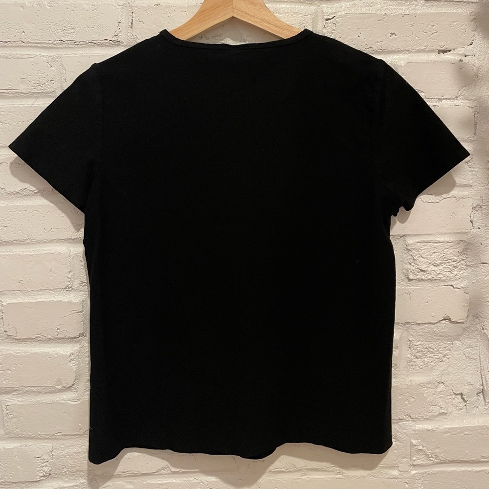 Eileen Fisher Black Formal T-shirt - Picture 3 of 3